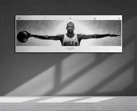 michael jordan wings poster original|michael jordan wingspan poster.